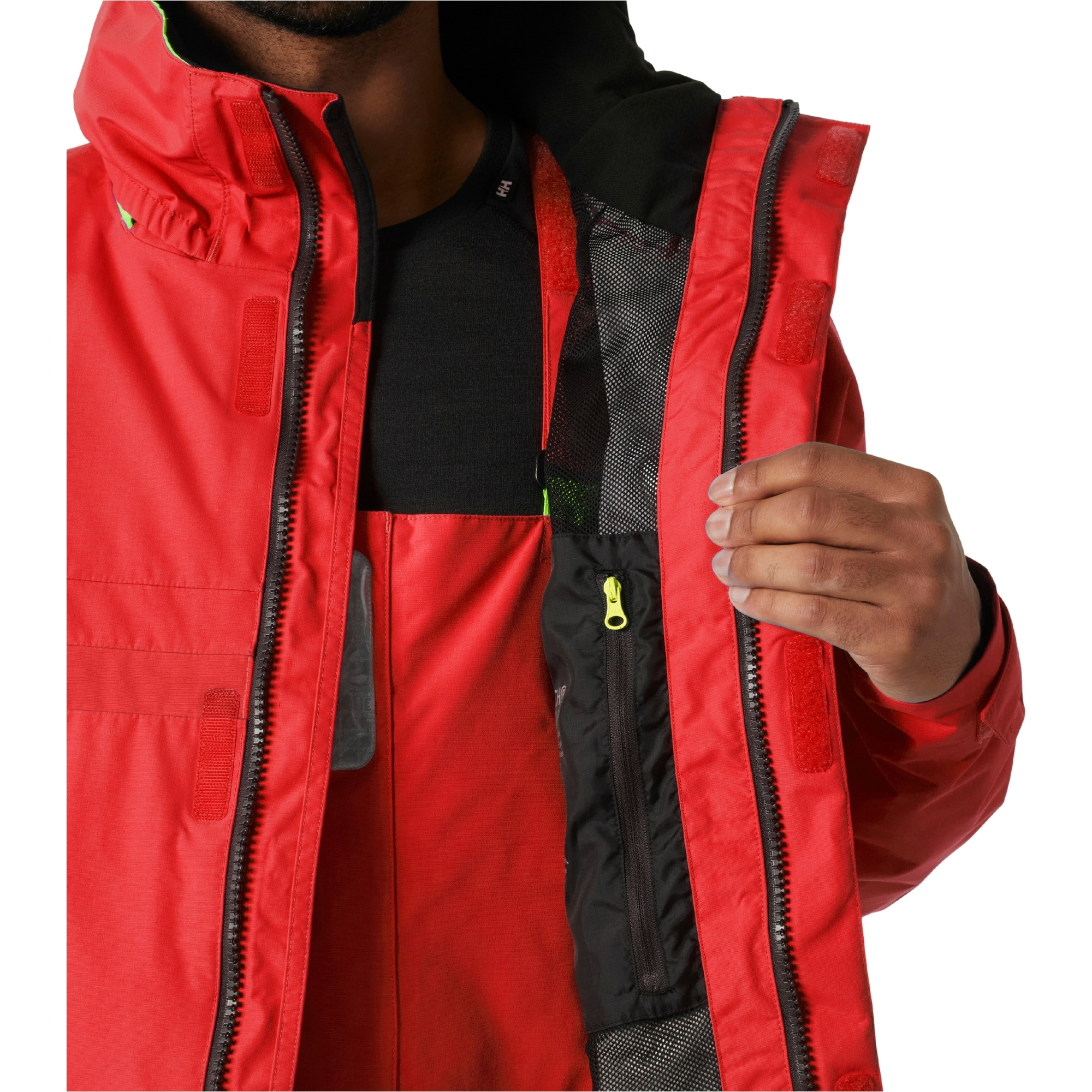 2026 Helly Hansen Mens Pier 4.0 Jacket 34484 - Alert Red